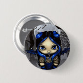 "Wenig bekloppter" Knopf Button (Vorne & Hinten)