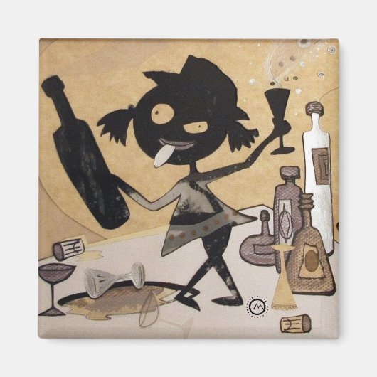 wenig betrunken magnet (Vorne)