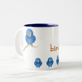 Wenig Birdie sagte mir Momism-Tasse Zweifarbige Tasse (Vorderseite Links)