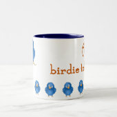 Wenig Birdie sagte mir Momism-Tasse Zweifarbige Tasse (Mittel)