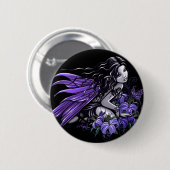 "Wenig blauer" violetter Button (Vorne & Hinten)