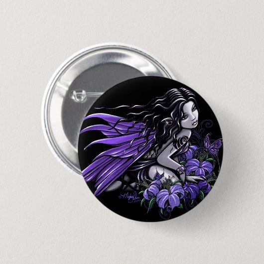 "Wenig blauer" violetter Button (Vorne & Hinten)