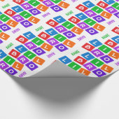 Wenig Bro Gewohnheits-Packpapier Geschenkpapier (Ecke)