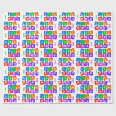 Wenig Bro Gewohnheits-Packpapier Geschenkpapier (Flach)