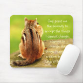 Wenig Chipmunk-Ruhe-Gebet Mousepad (Mit Mouse)