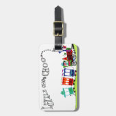 Wenig Choo Choo Gepäckanhänger (Vorderseite vertikal)