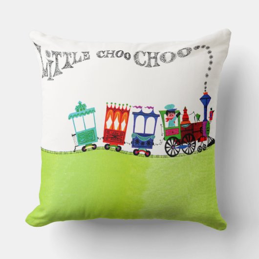Wenig Choo Choo Kissen (Vorderseite)