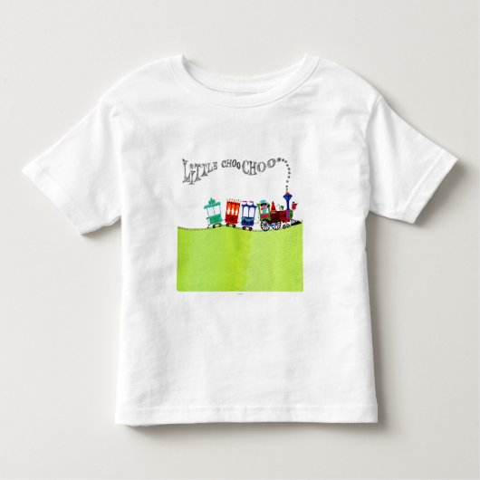 Wenig Choo Choo Kleinkind T-shirt (Vorderseite)