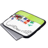 Wenig Choo Choo Laptopschutzhülle (Vorne Knopf)