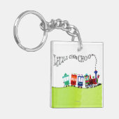 Wenig Choo Choo Schlüsselanhänger (Vorderseite links)