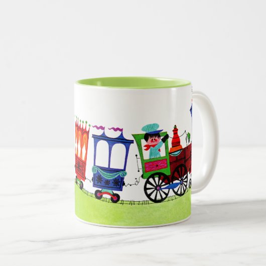 Wenig Choo Choo Zweifarbige Tasse (VorderseiteRechts)