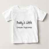 Wenig Computerprogrammierer des Vatis Baby T-shirt (Vorderseite)