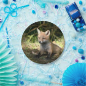 Wenig CUBroter Fox Pappteller (Party)