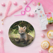 Wenig CUBroter Fox Pappteller (Party)