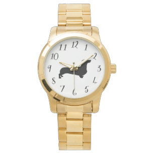 Wenig Dackel - Dackel-Uhr Armbanduhr