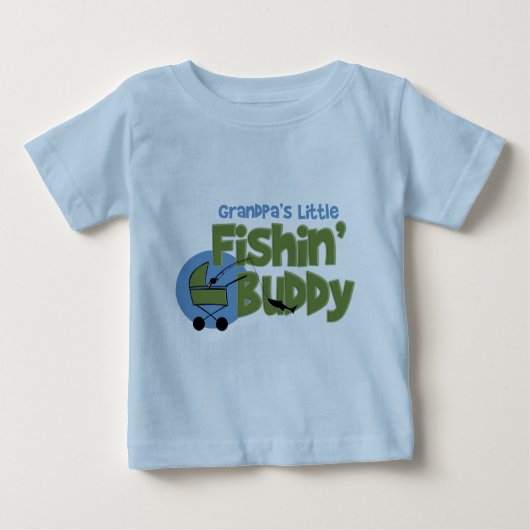 Wenig das Fishin des Großvaters Freund Baby T-shirt (Vorderseite)