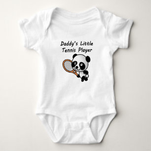 Wenig das Tennis-Spieler des Vatis Baby Strampler