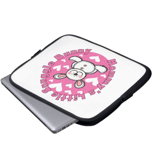 Wenig der Snuggle-Häschen der Mama Laptopschutzhülle (Vorne Knopf)