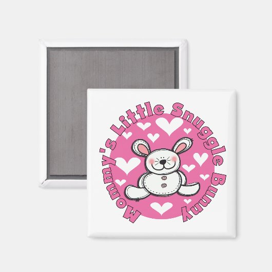 Wenig der Snuggle-Häschen der Mama Magnet (Vorderseite/Rückseite)