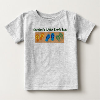 Wenig der Strand-Gammler der Großmutter Baby T-shirt