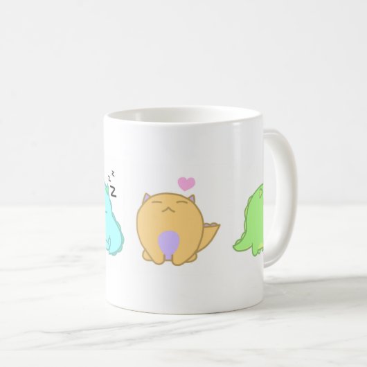 Wenig Drache-Tasse Kaffeetasse (VorderseiteRechts)