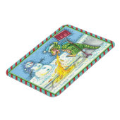 WENIG DRAGON MELTING & SHOVELING SNOW, NIEDLICH. MAGNET (Linke Seite)