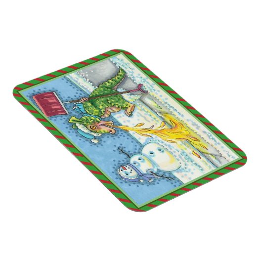 WENIG DRAGON MELTING & SHOVELING SNOW, NIEDLICH. MAGNET (Rechte Seite)
