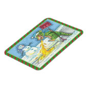WENIG DRAGON MELTING & SHOVELING SNOW, NIEDLICH. MAGNET (Linke Seite)