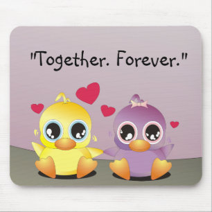 Wenig Duckies - zusammen für immer Mousepad