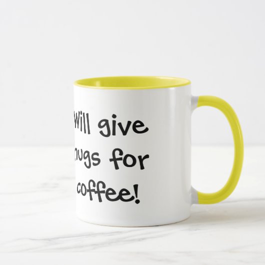 Wenig Ducky: Gibt Umarmungen für Kaffee! Tasse (Rechts)