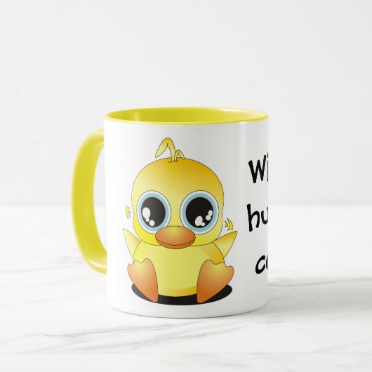 Wenig Ducky: Gibt Umarmungen für Kaffee! Tasse (Vorderseite Links)