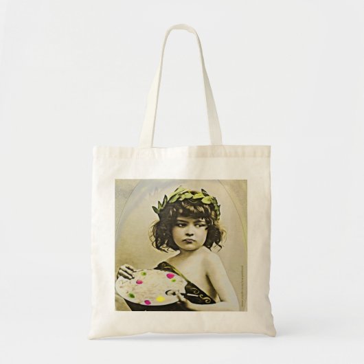 Wenig Edwardian Künstler-Taschen-Tasche Tragetasche (Vorne)