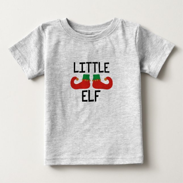 Wenig Elf-Weihnachten Baby T-shirt (Vorderseite)