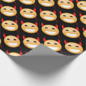 Wenig Emoji Teufel Geschenkpapier (Ecke)