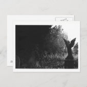 Wenig Engels-Statue-alte Friedhofs-Postkarte Postkarte (Vorne/Hinten)