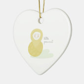 Wenig Erdnuss Keramik Ornament (Links)