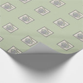 Wenig Erdnuss-Packpapier Geschenkpapier (Ecke)