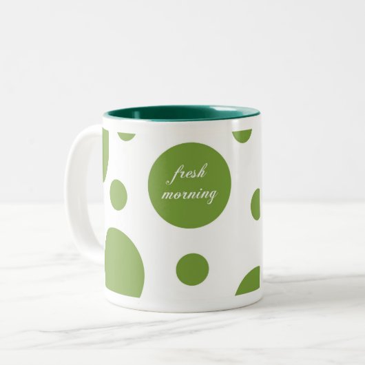 Wenig Feige Zweifarbige Tasse (Vorderseite Links)