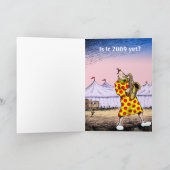 Wenig flinke Weihnachtskarte Feiertagskarte (Innenseite)