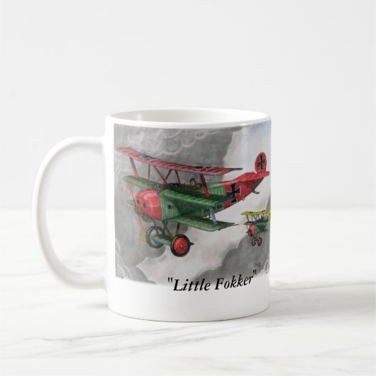 Wenig Fokker-Tasse Kaffeetasse (Links)