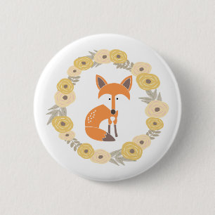 Wenig Fox-Knopf Button