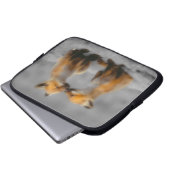 Wenig Fox-Liebe Laptopschutzhülle (Vorne Knopf)