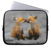 Wenig Fox-Liebe Laptopschutzhülle (Vorderseite)
