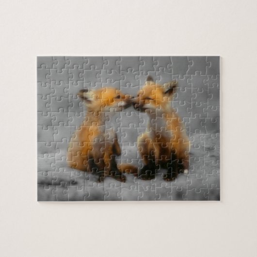 Wenig Fox-Liebe Puzzle (Horizontal)