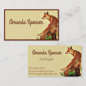 Wenig Fox Visitenkarte (Vorne/Hinten)