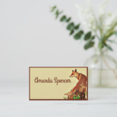 Wenig Fox Visitenkarte (Stehend Vorderseite)