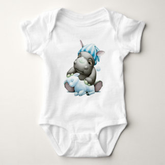Wenig G der Babyrhino-Säugling Onsie Baby Strampler
