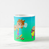 Wenig geht ein langer Weg Kaffeetasse (Mittel)