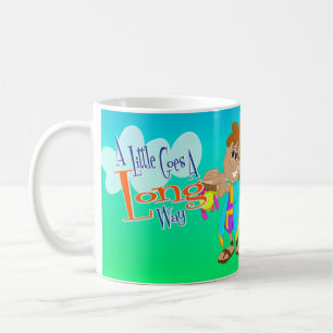 Wenig geht ein langer Weg Kaffeetasse