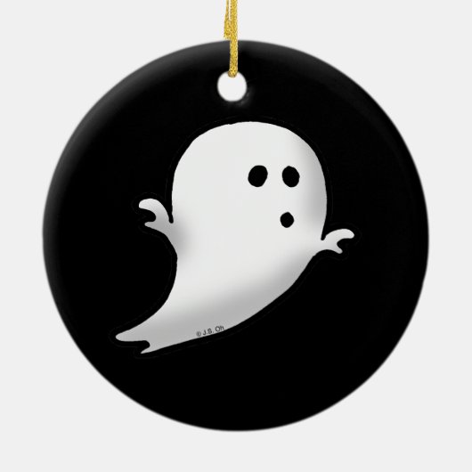 Wenig Geist Keramik Ornament (Hinten)